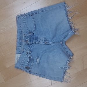 Abercrombie & Fitch size 29 Denim Shorts Cut